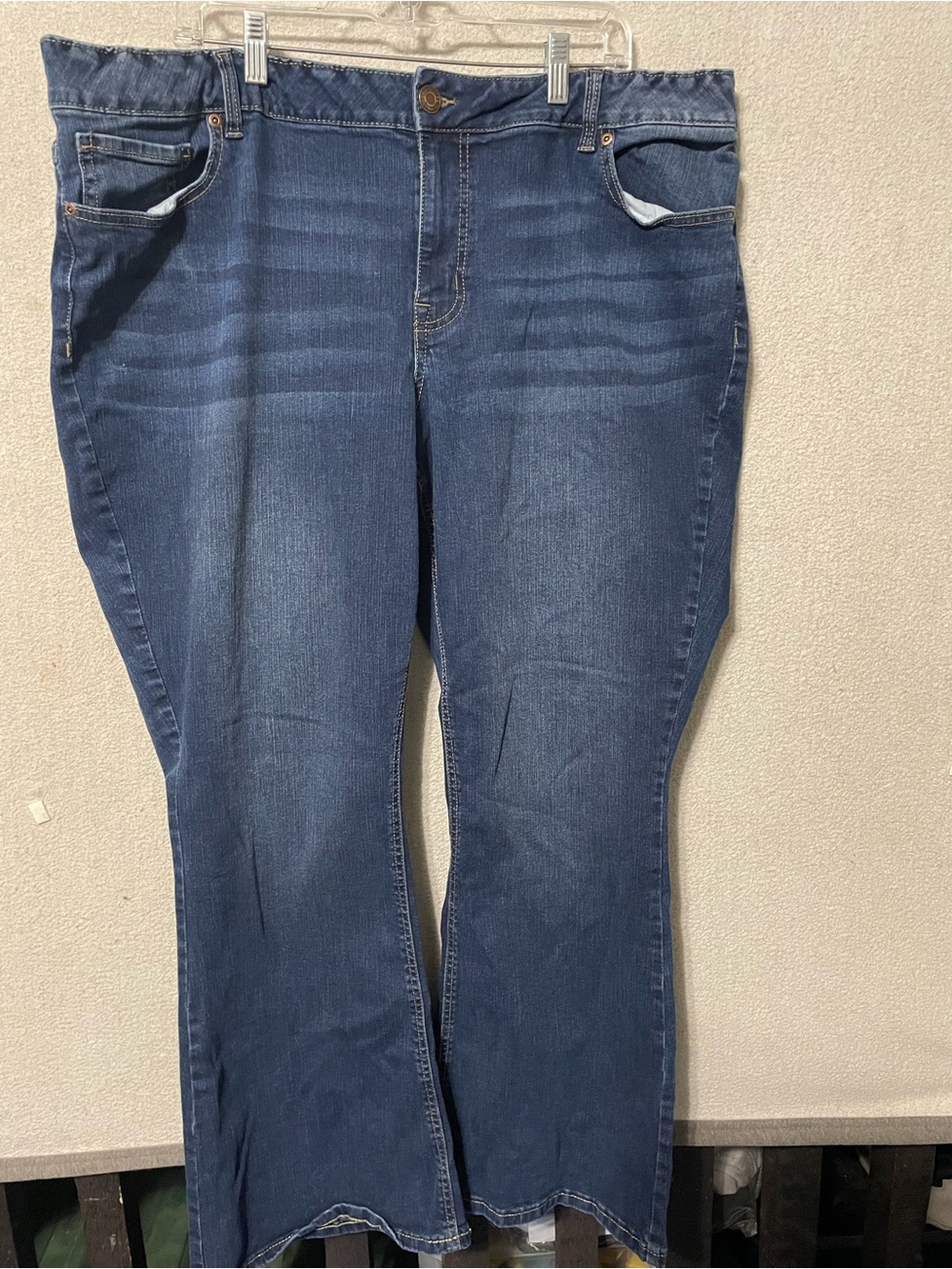 Maurices Womans Dark Blue Bootcut Jeans